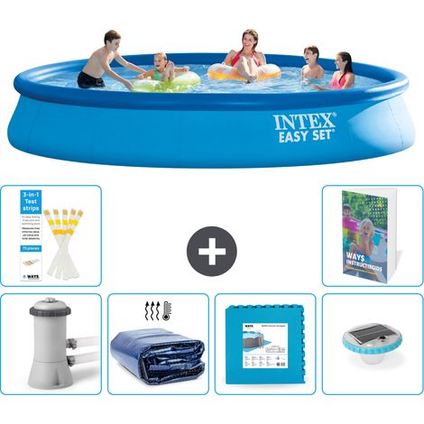 Intex Piscina Easy Set Rotonda - 457x84 cm - 7-pezzi  S326 (1/5)