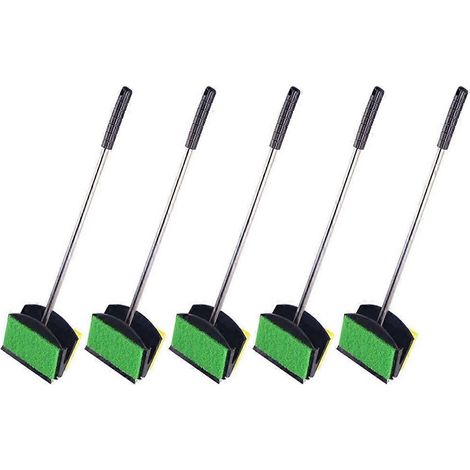 Brosse de nettoyage flottante pour aquarium, grattoir à algues, accessoire de nettoyage pour vitres et plantes, 30 cm (1/5)