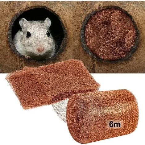 Grillage en Cuivre - 6 M - Anti-souris - Flexible - Résistant aux rongeurs (1/4)