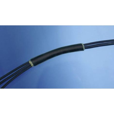 Hongshang H-5(4X)-F 32/8 Termoretraibile con colla Nero 32 mm 8 mm Restringimento:4:1 1.22 m