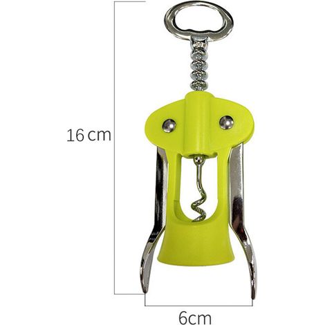 Ouvre-bouteille à bière en alliage de zinc et plastique, outil d'ouverture de bouteilles pour usage quotidien (1/5)