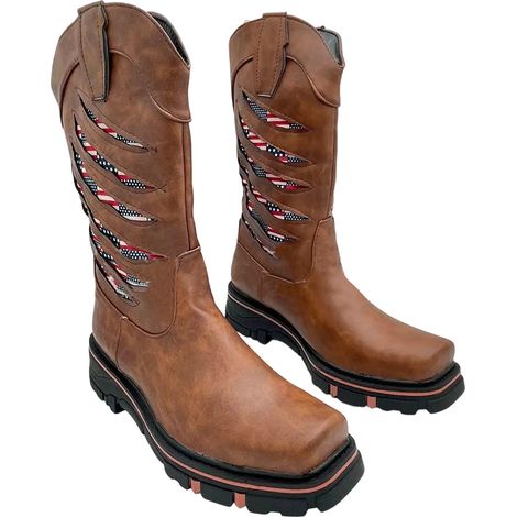 2 bottes en cuir synthétique, unisexe, semelle antidérapante, talon bas, soutien de la voûte plantaire (1/5)