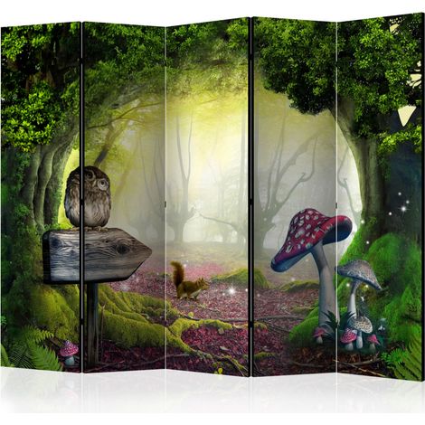 Paravento - Owlish Corner II [Room Dividers] - 225x172 (1/4)
