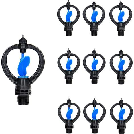 Arroseur Papillon Automatique 10pcs Rotatif pour Jardin Irrigation Pelouse Compatible Système Arrosage Durable Réglable (1/5)