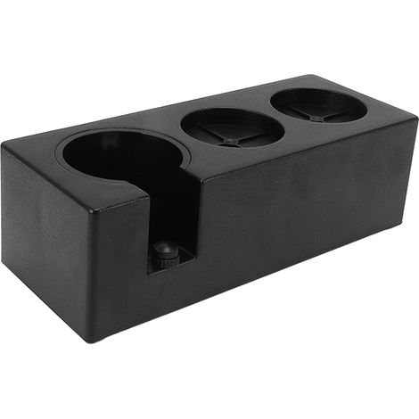 Kaffeefilter-Tamperhalter, Pulvernadelspender aus Kunststoff, mehrere Löcher, schwarz (1/5)