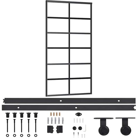 Maison Exclusive - Puerta corredera con herrajes ESG vidrio y alu (1/5)