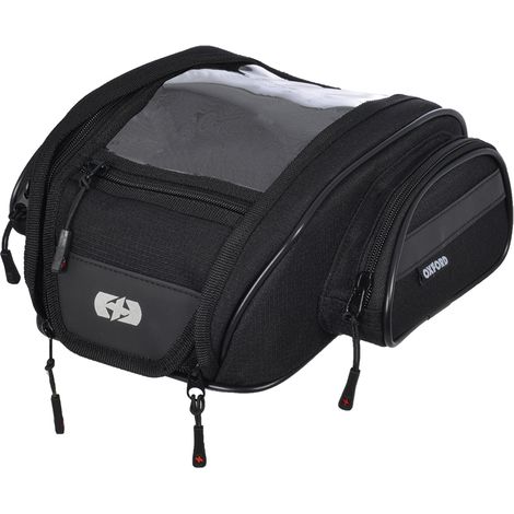Borsa da serbatoio Oxford F1 Mini 7L con chiusura magnetica, colore nero.