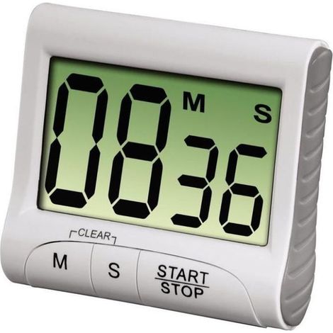 Numérique Minuteur de Cuisine- Blanc (1/3)