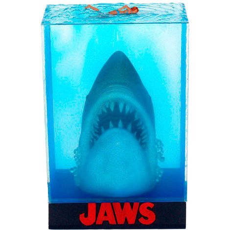 Figurine 3D Jaws, poster de 25 cm, objet de collection