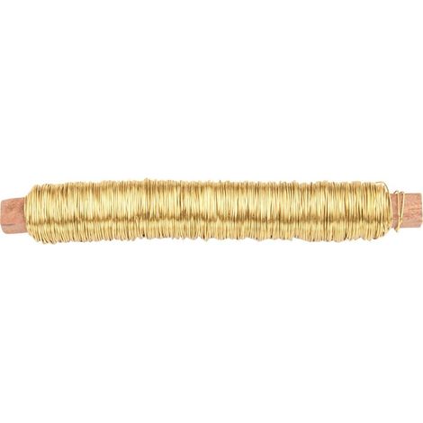 Glorex Wickeldraht goldfarben, 0,5 mm Bastelmaterial (1/2)