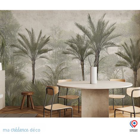 Papier peint : Jungle tropicale 6 - Intissé - L.200 x H.280 cm (1/5)