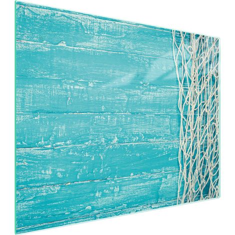 Glasschneidebrett 52x40 Türkis (1/5)