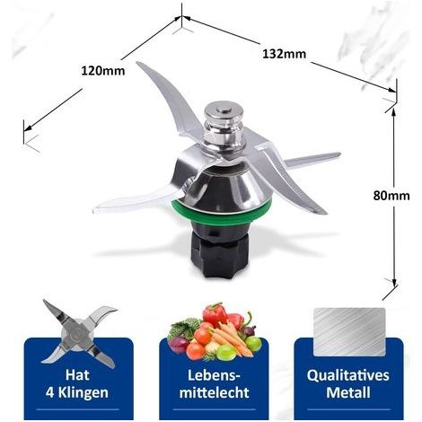 2024 nouvelle itération du thermomix tm5/tm6 tm31 set de couteaux universelVorwe (1/4)