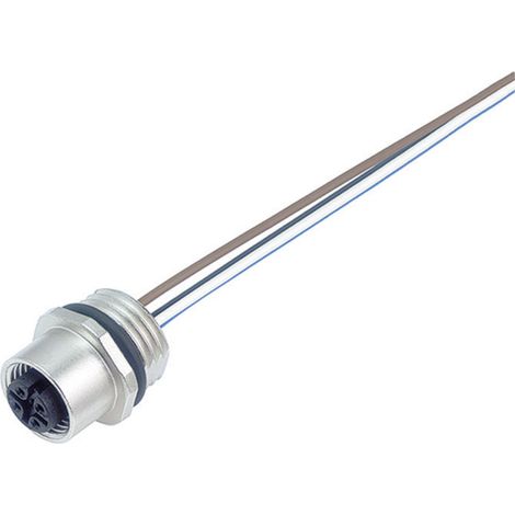 binder 09-3432-700-04 Sensor-/Aktor-Einbausteckverbinder M12 Buchse, Einbau  Polzahl Sensoren: 4 1 S