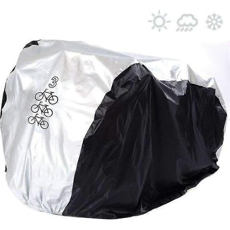 Housse pour 3 vélos - Imperméable - Anti-poussière - Protection UV (1/5)