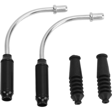 Tuyau de frein souple pour vélo, résistant à la rouille et à la friction, compatible VTT, vélo de route et BMX (noir). (1/5)