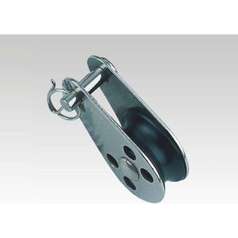 Stainless Steel Pulley Block with Nylon Sheave & Removable Pin 25MM (Wheel Hoist Fixed Pull Rope) (1/2)