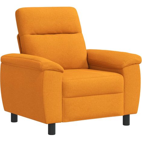 Canapé Jaune foncé 95 x 90 x 95 cm Tissu vidaXL (1/5)
