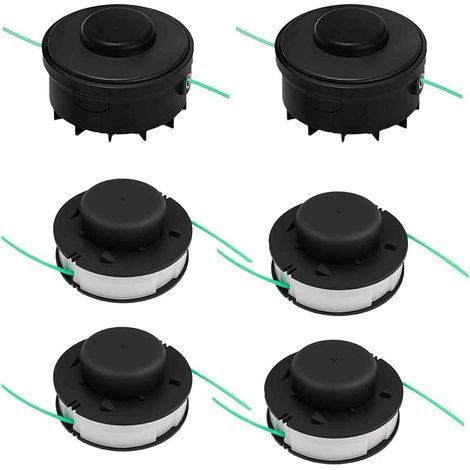 Lot de têtes et bobines de rechange C2-2 pour débroussailleuse Stihl C2-2 FSA 56, 2 têtes de débroussailleuse, 4 bobines, numéro de pièce 4008 710 2103 (1/5)