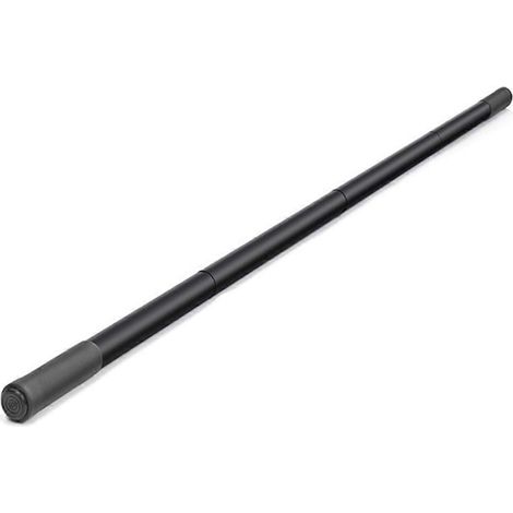 1,5 m langer Yogastab aus robustem, verstellbarem Stahl, schwarz (1/5)