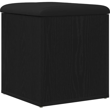 Maison Exclusive - Sitzbank mit Stauraum Schwarz Eichen-Optik 42