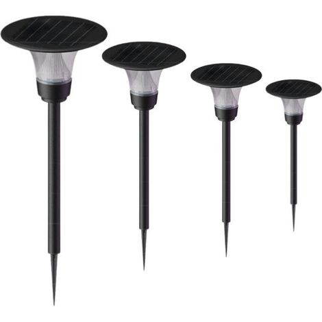 Spot Solaire Connecté à piquer UFO RGBW IP65 60cm (Lot de 4) - SILUMEN (1/5)