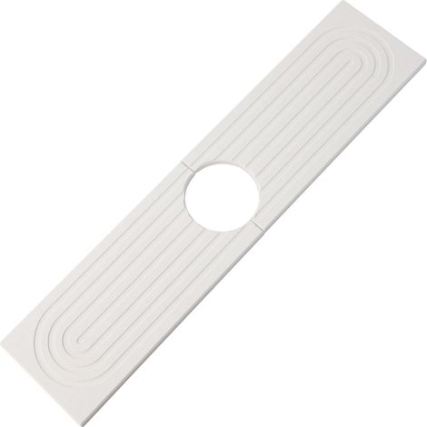 Tapis De Séchage En Terre De Diatomées - Absorption Rapide Pour Évier - Design Moderne Cuisine Et Salle De Bain - 45x10 Cm Blanc (1/5)