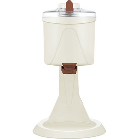 Machine à glace mini automatique 1000ml pour sorbet, milkshakes et yaourt glacé, prise CN 220V (1/5)