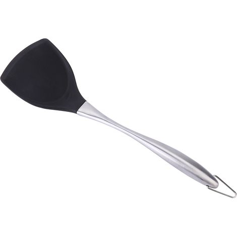 Spatule en Silicone Inox Résistante à la Chaleur pour Cuisine - Ustensile de Cuisson à Long Manche (1/5)