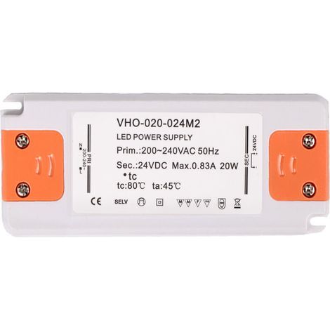 Transformateur d'alimentation LED - 20W, 12V DC, 1.67A - Tension constante pour les bandes LED et G4, MR11, MR16 Ampoules LED (1/3)