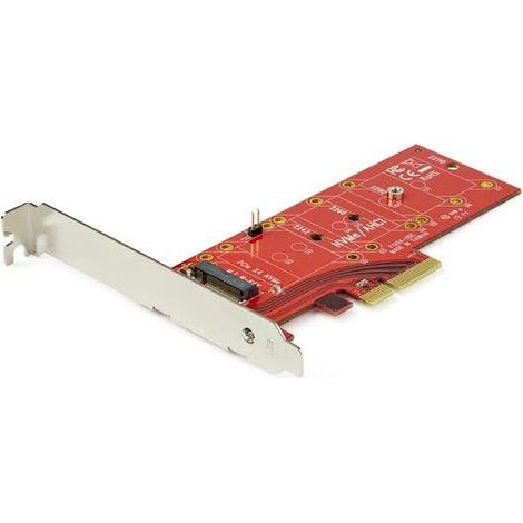 StarTech.com M2 PCIe SSD Adapter - x4 PCIe 3.0 NVMe / AHCI / NGFF / M-Key - Niedrigprofil und Vollprofil - SSD PCIe M.2 Adapter (1/5)