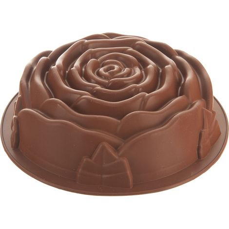Silikon-Kuchenform zum Backen eines Kuchens, Rosenkuchenform für einen Kuchen (1/5)