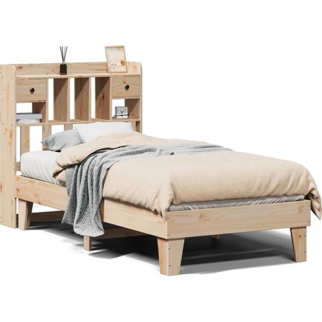 Maison Exclusive - Giroletto senza Materasso 90x200 cm in Legno Massello di Pino