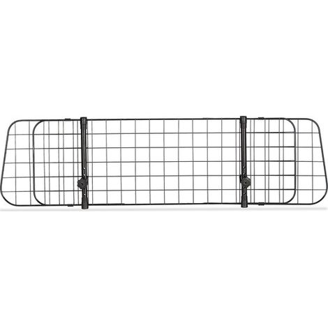 Grille de séparation pour chien de voiture - universelle - banquette arrière - largeur réglable - 92 à 136 cm - porte-bagages (1/5)