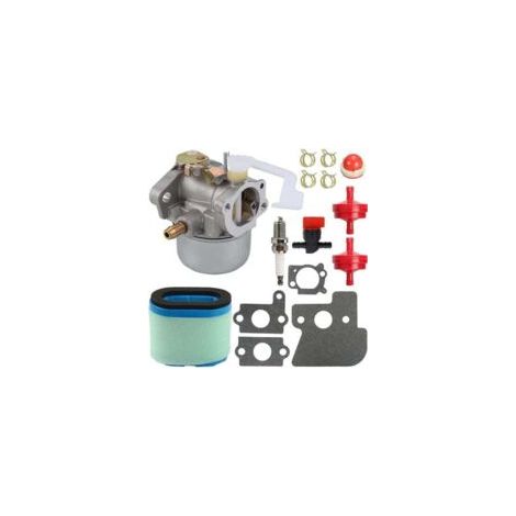 698055 Carburador de repuesto para motores Briggs & Stratton 690152 694203 121602 121607 121612, con juntas de filtro de aire 697029 690610 Filtro de combustible