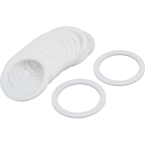 35 mm x 45 mm x 2 mm PTFE-Unterlegscheiben-Dichtung Weiß 15St (f5008ed1633da03c975ee7b38e2fba5b) (1/2)