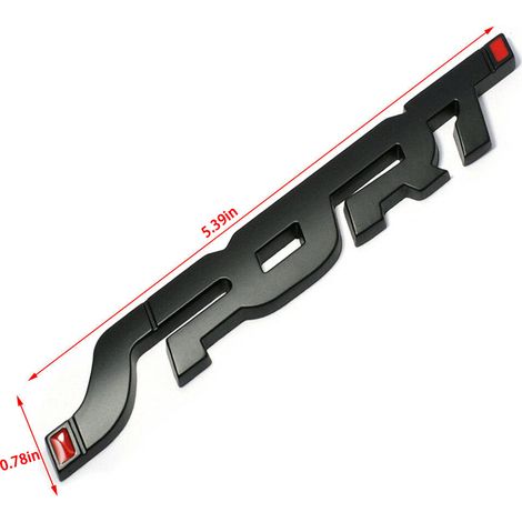 Emblème voiture 3D autocollant métal badge coffre accessoire tuning (1/3)
