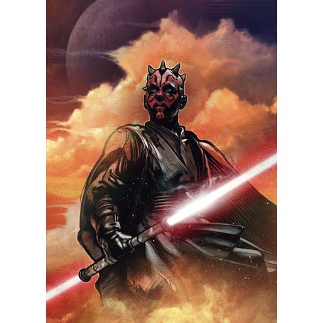 Papier peint panoramique enfant,moderne Star Wars Classique Darth Maul (1/4)