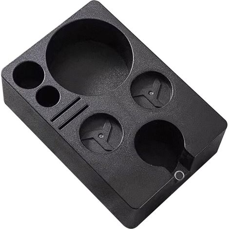 Soporte para filtro de café, - 53 mm, negro, prensado en polvo (1/5)