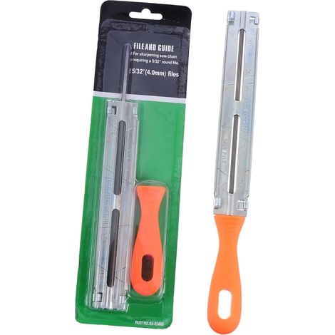 Affûteuse de Tronçonneuse Bois et Manche Robuste Outil Affûtage de Chaîne pour Travaux Précis et Pratiques (1/5)