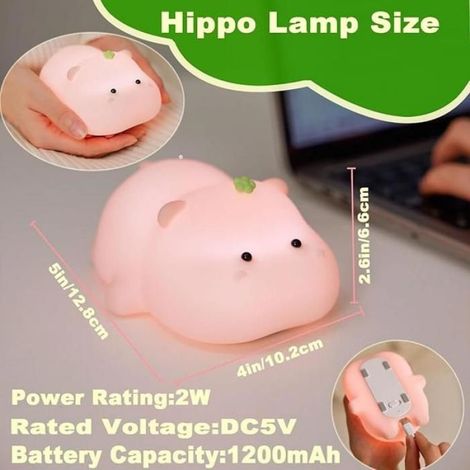 Veilleuse mignonne MY DREAM, lampe de nuit LED squishy en forme d'animal. (1/5)