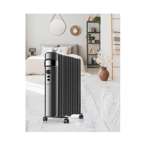 SUPRA Radiateur mobile bain d'huile 2500W Thermostat Réglable Minuterie