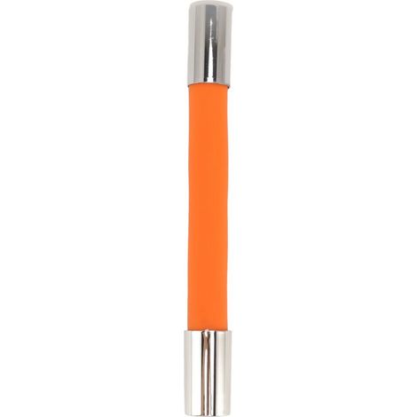 Tubes d'extension de robinet avec buse d'aérateur flexible en cuivre pour évier de cuisine orange 20 cm résistant aux pulvérisations (1/5)