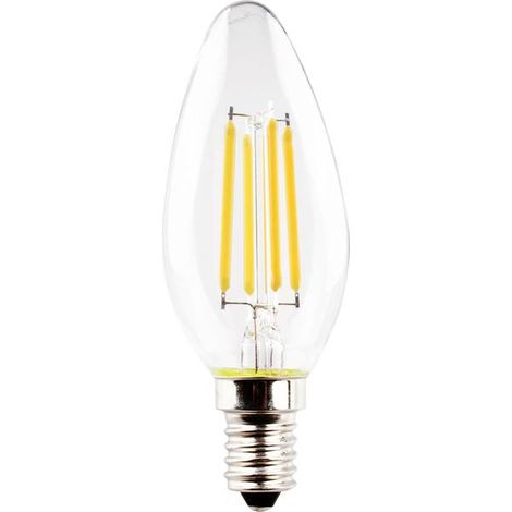 Müller Licht Lampadina LED a Candela 4,9 W Trasparente