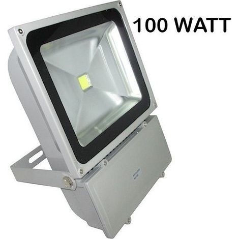 TrAdE Shop Traesio - Faro Led Slim Faretto Luce Calda Alta Luminosita' 10w 20w 30w 50w 80w 100w Ip66 - 100 Watt