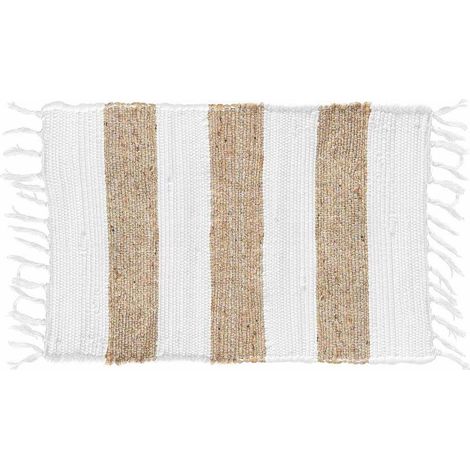 Badematte SAGANE, Jute/Polyester, 50 x 80 cm