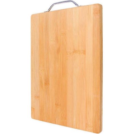 Planche à découper en bambou pour usage domestique, compatible avec les outils de découpe pratiques. (1/5)