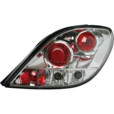 Coppia fanali posteriori - compatibile per Peugeot 207 (5/06) - Cromo