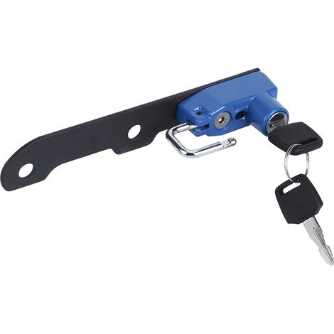 Crochet de fixation pour casque en alliage d'aluminium, compatible avec Kawasaki Z900 2017+ (Bleu) (1/5)