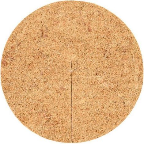Set of 5 tree fiber mats, weed control covers, winter bucket sleeves - 30 cm (0.3-0.5 cm)